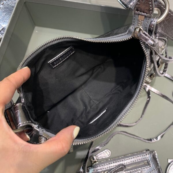 Balenciaga Le Cagole XS Shoulder Bag In Sliver, For Women, Women's Bags 10.2in/26cm