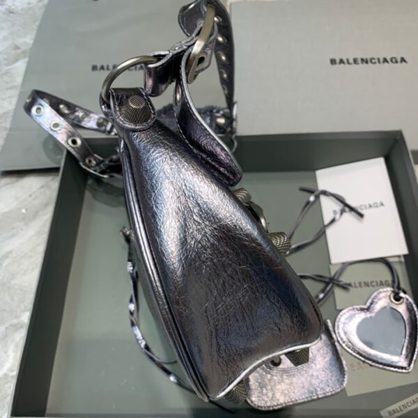 Balenciaga Le Cagole XS Shoulder Bag In Sliver, For Women, Women's Bags 13in/33cm