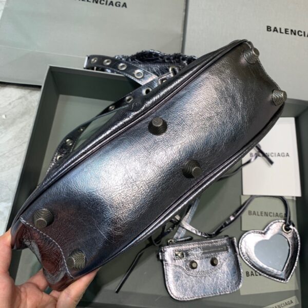 Balenciaga Le Cagole XS Shoulder Bag In Sliver, For Women, Women's Bags 13in/33cm