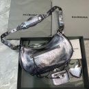 Balenciaga Le Cagole XS Shoulder Bag In Sliver, For Women, Women's Bags 13in/33cm