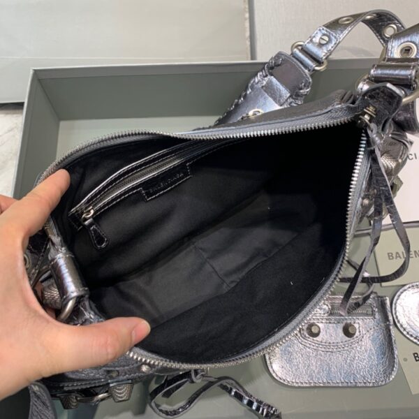 Balenciaga Le Cagole XS Shoulder Bag In Sliver, For Women, Women's Bags 13in/33cm