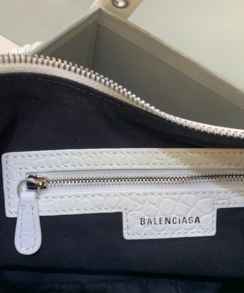 Balenciaga Le Cagole XS Shoulder Bag In White, For Women, Women's Bags 13in/33cm 700940210BK9104