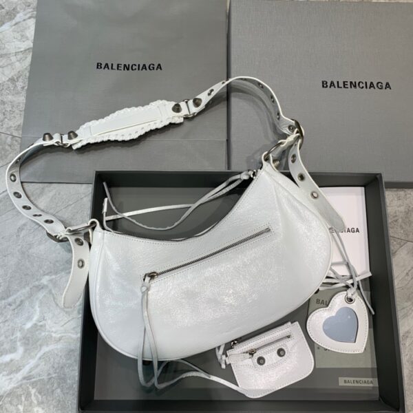 Balenciaga Le Cagole XS Shoulder Bag In White, For Women, Women's Bags 13in/33cm