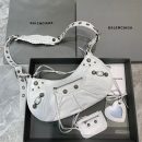 Balenciaga Le Cagole XS Shoulder Bag In White, For Women, Women's Bags 13in/33cm