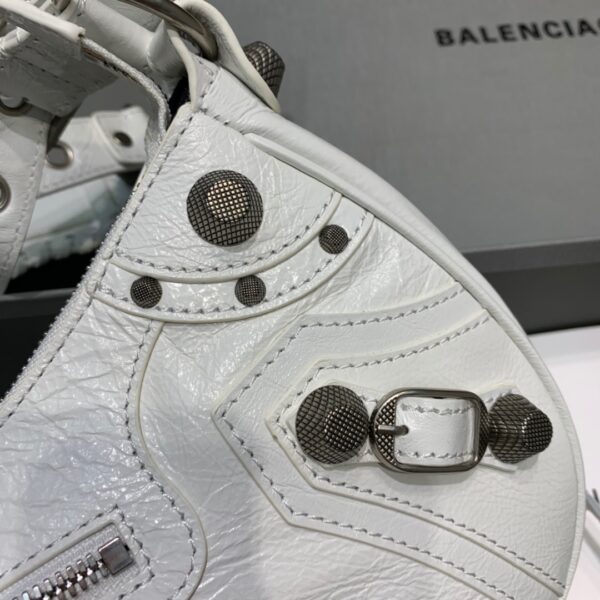 Balenciaga Le Cagole XS Shoulder Bag In White, For Women, Women's Bags 13in/33cm