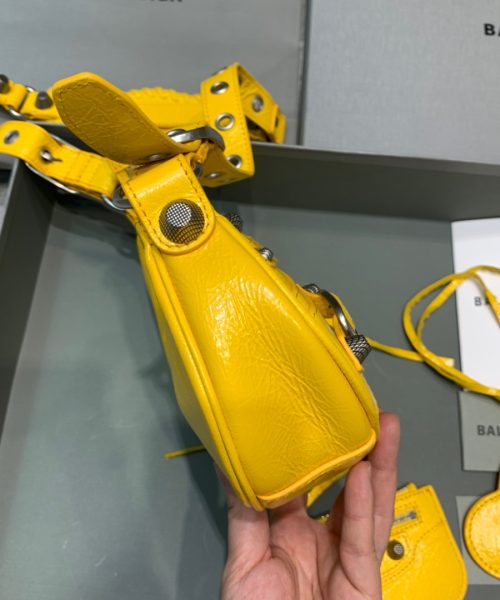 Balenciaga Le Cagole XS Shoulder Bag In Yellow, For Women, Women's Bags 10.2in/26cm