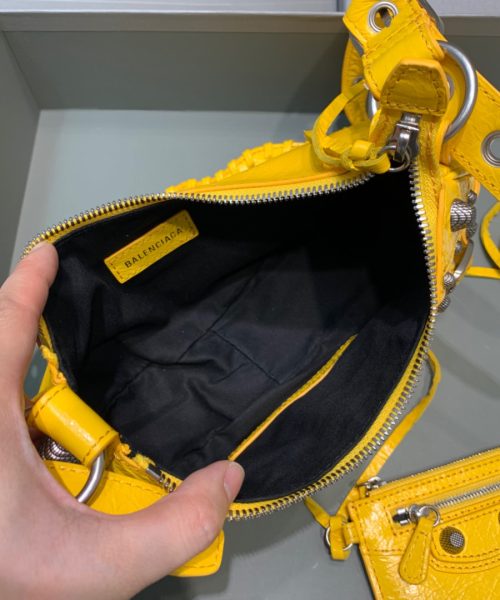 Balenciaga Le Cagole XS Shoulder Bag In Yellow, For Women, Women's Bags 10.2in/26cm