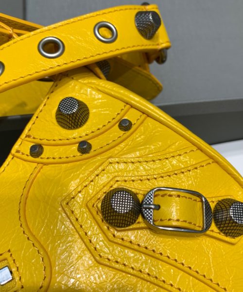 Balenciaga Le Cagole XS Shoulder Bag In Yellow, For Women, Women's Bags 13in/33cm