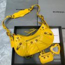 Balenciaga Le Cagole XS Shoulder Bag In Yellow, For Women, Women's Bags 13in/33cm