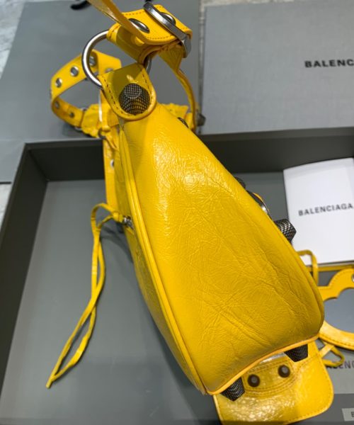 Balenciaga Le Cagole XS Shoulder Bag In Yellow, For Women, Women's Bags 13in/33cm