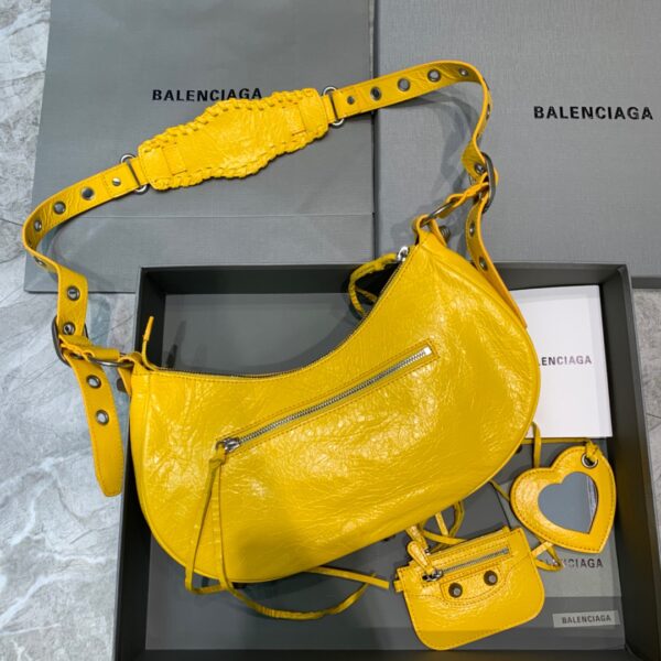 Balenciaga Le Cagole XS Shoulder Bag In Yellow, For Women, Women's Bags 13in/33cm