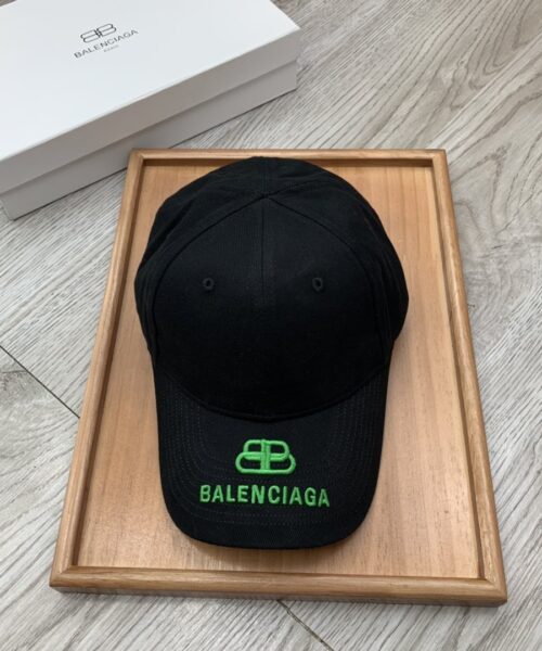 Balenciaga Logo Cap In Black