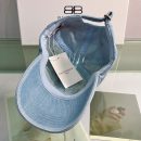 Balenciaga Logo Front Cap In Blue