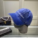 Balenciaga Logo Front Cap In Blue