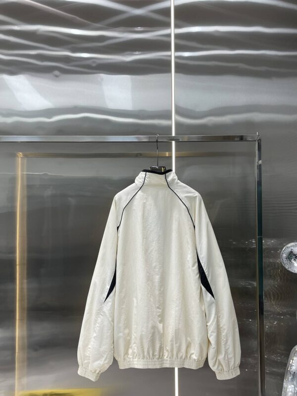 Balenciaga Logo Track Jacket White For Women