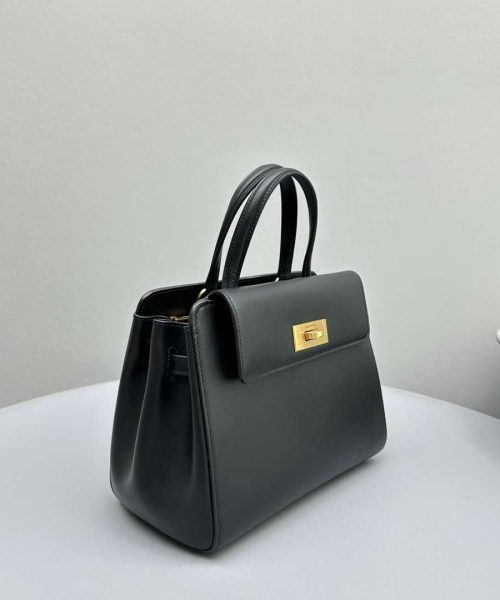 Balenciaga Money Small Tote Bag Black For Women 9.2in/23.5cm