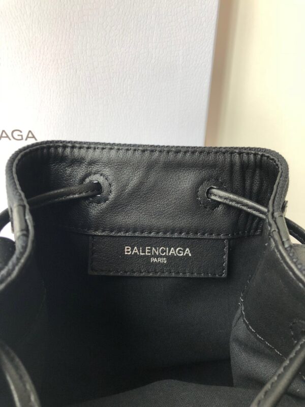 Balenciaga Navy Cabas Linen Crossbody Bag In Black, For Women, Women's Bags 9.8in/25cm
