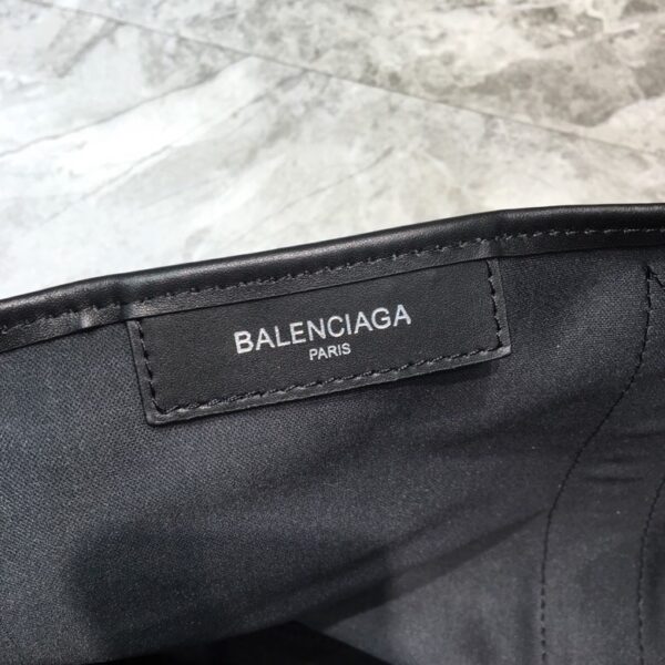 Balenciaga Navy Medium Cabas Tote Bag In Black, For Women, Women's Bags 14.1in/36cm