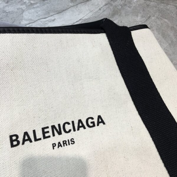 Balenciaga Navy Medium Cabas Tote Bag In Black, For Women, Women's Bags 14.1in/36cm 5812922HH3N9260