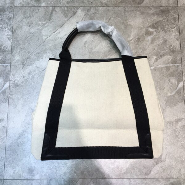 Balenciaga Navy Medium Cabas Tote Bag In Black, For Women, Women's Bags 14.1in/36cm 5812922HH3N9260