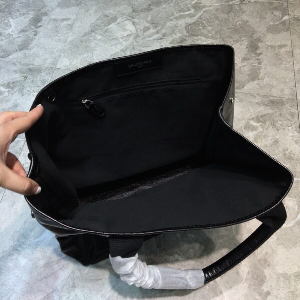 Balenciaga Navy Medium Cabas Tote Bag In Black, For Women, Women's Bags 14.1in/36cm