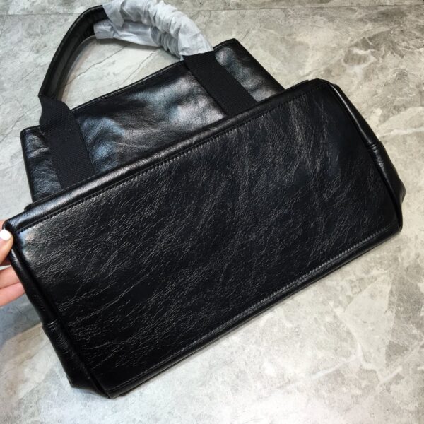 Balenciaga Navy Medium Cabas Tote Bag In Black, For Women, Women's Bags 14.1in/36cm