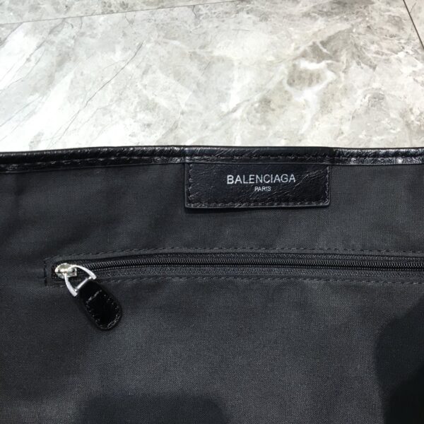 Balenciaga Navy Medium Cabas Tote Bag In Black, For Women, Women's Bags 14.1in/36cm