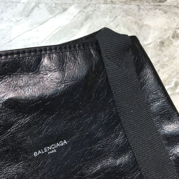 Balenciaga Navy Medium Cabas Tote Bag In Black, For Women, Women's Bags 14.1in/36cm