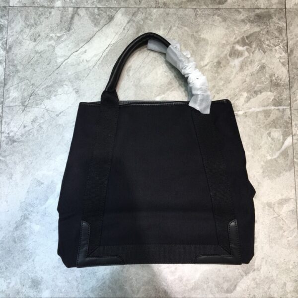 Balenciaga Navy Medium Cabas Tote Bag In Black, For Women, Women's Bags 14.1in/36cm