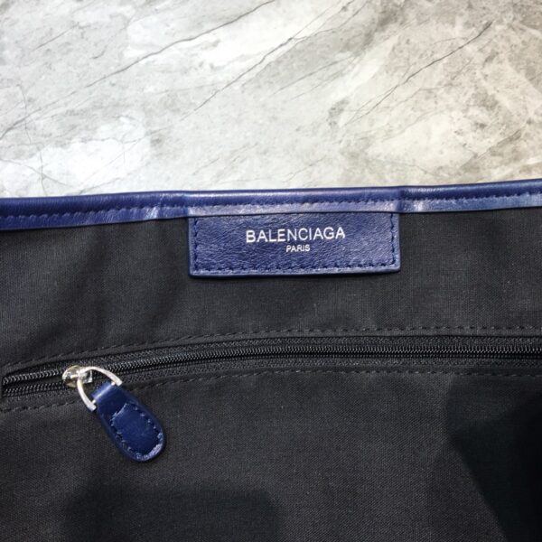 Balenciaga Navy Medium Cabas Tote Bag In Blue, For Women, Women's Bags 14.1in/36cm