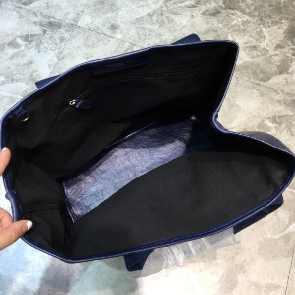 Balenciaga Navy Medium Cabas Tote Bag In Blue, For Women, Women's Bags 14.1in/36cm
