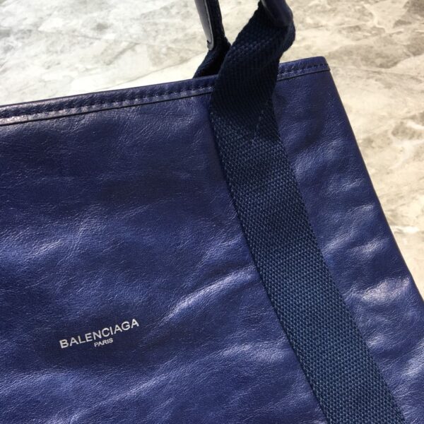 Balenciaga Navy Medium Cabas Tote Bag In Blue, For Women, Women's Bags 14.1in/36cm