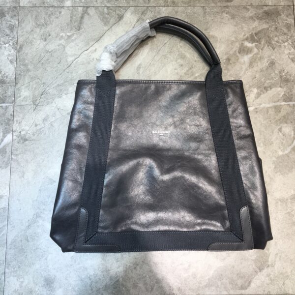 Balenciaga Navy Medium Cabas Tote Bag In Gray, For Women, Women's Bags 14.1in/36cm