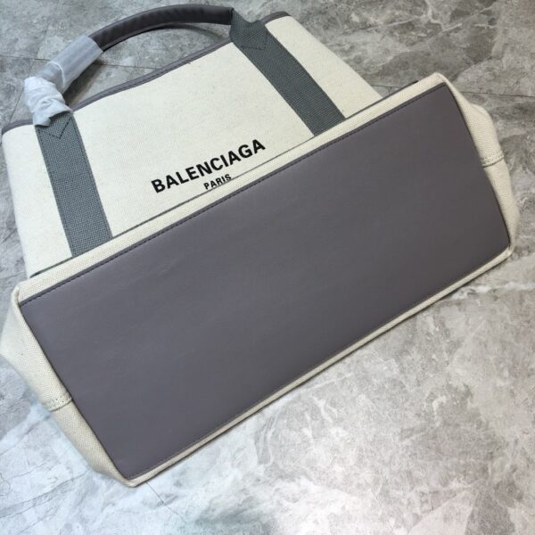 Balenciaga Navy Medium Cabas Tote Bag In Gray, For Women, Women's Bags 14.1in/36cm