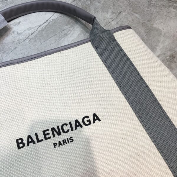 Balenciaga Navy Medium Cabas Tote Bag In Gray, For Women, Women's Bags 14.1in/36cm