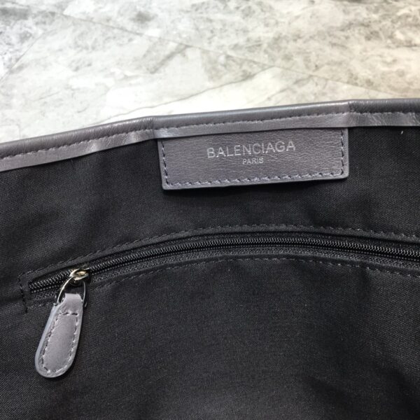 Balenciaga Navy Medium Cabas Tote Bag In Gray, For Women, Women's Bags 14.1in/36cm