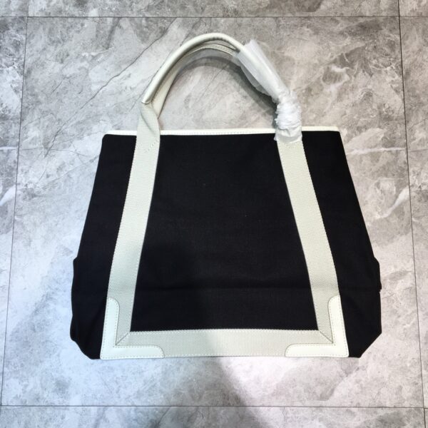 Balenciaga Navy Medium Cabas Tote Bag In White, For Women, Women's Bags 14.1in/36cm