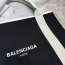 Balenciaga Navy Medium Cabas Tote Bag In White, For Women, Women's Bags 14.1in/36cm