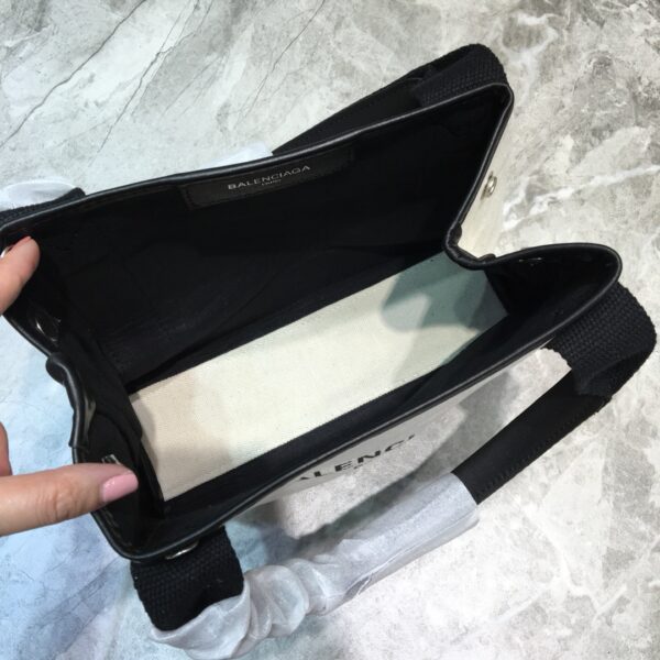 Balenciaga Navy Small Cabas Tote Bag In Black, For Women, Women's Bags 18.5in/47cm 3399332HH3N9260