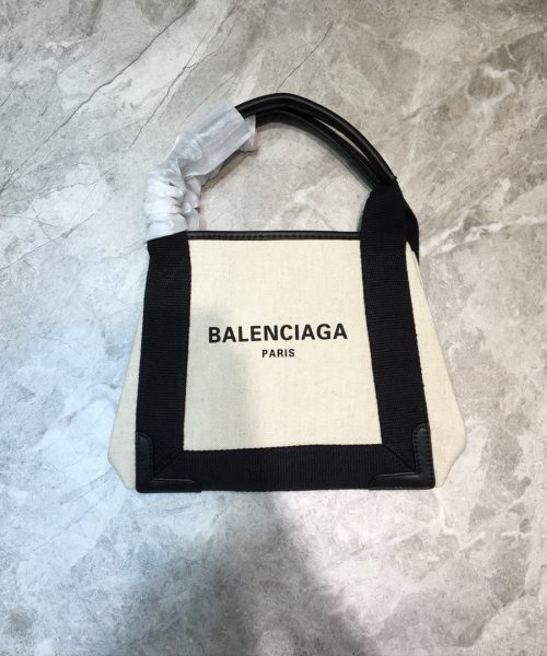 Balenciaga Navy Small Cabas Tote Bag In Black, For Women, Women's Bags 18.5in/47cm 3399332HH3N9260