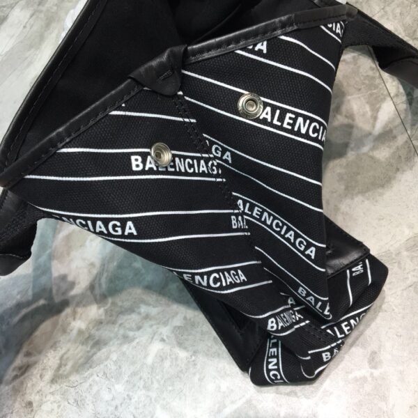 Balenciaga Navy Small Cabas Tote Bag In Black, For Women, Women's Bags 18.5in/47cm