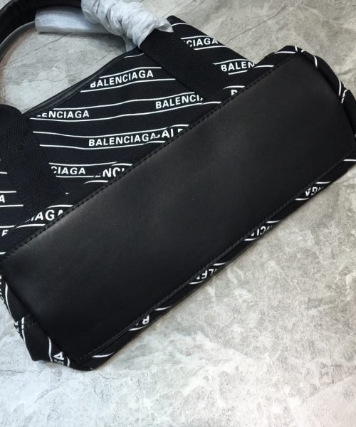 Balenciaga Navy Small Cabas Tote Bag In Black, For Women, Women's Bags 18.5in/47cm