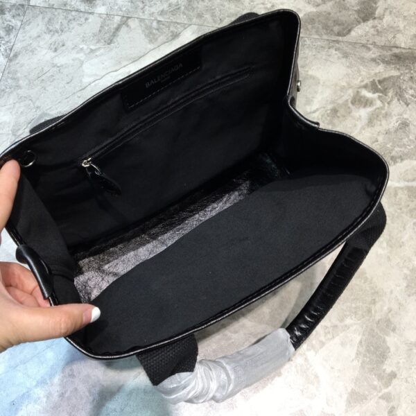 Balenciaga Navy Small Cabas Tote Bag In Black, For Women, Women's Bags 18.5in/47cm