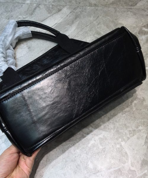 Balenciaga Navy Small Cabas Tote Bag In Black, For Women, Women's Bags 18.5in/47cm