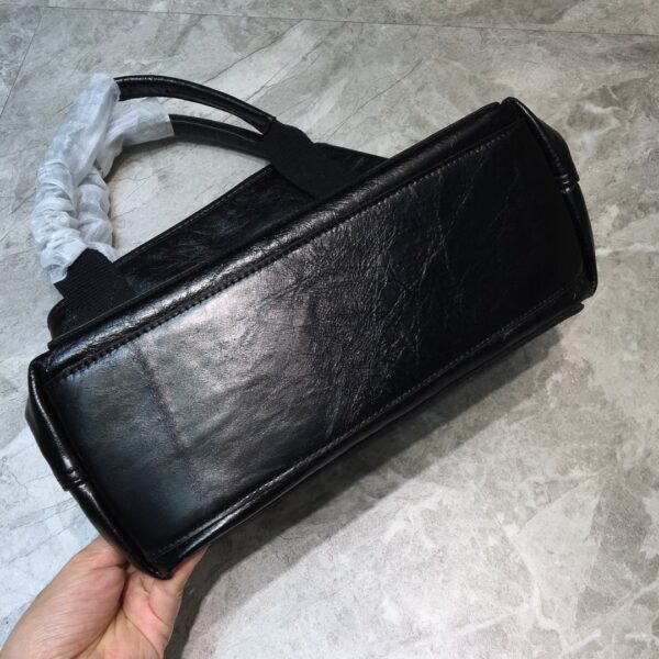 Balenciaga Navy Small Cabas Tote Bag In Black, For Women, Women's Bags 18.5in/47cm