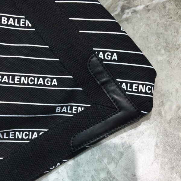 Balenciaga Navy Small Cabas Tote Bag In Black, For Women, Women's Bags 18.5in/47cm