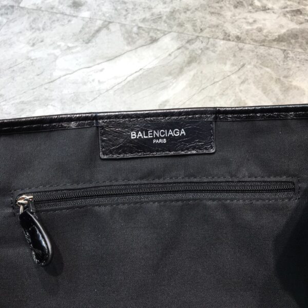 Balenciaga Navy Small Cabas Tote Bag In Black, For Women, Women's Bags 18.5in/47cm