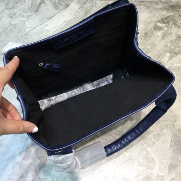 Balenciaga Navy Small Cabas Tote Bag In Blue, For Women, Women's Bags 18.5in/47cm