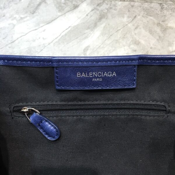 Balenciaga Navy Small Cabas Tote Bag In Blue, For Women, Women's Bags 18.5in/47cm