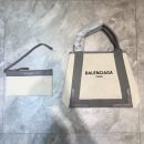 Balenciaga Navy Small Cabas Tote Bag In Gray, For Women, Women's Bags 18.5in/47cm